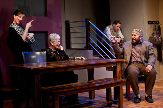 Liz Fisher, Lana Dieterich, Benjamin Summers, Ben Wolfe (image: Capital T Theatre)