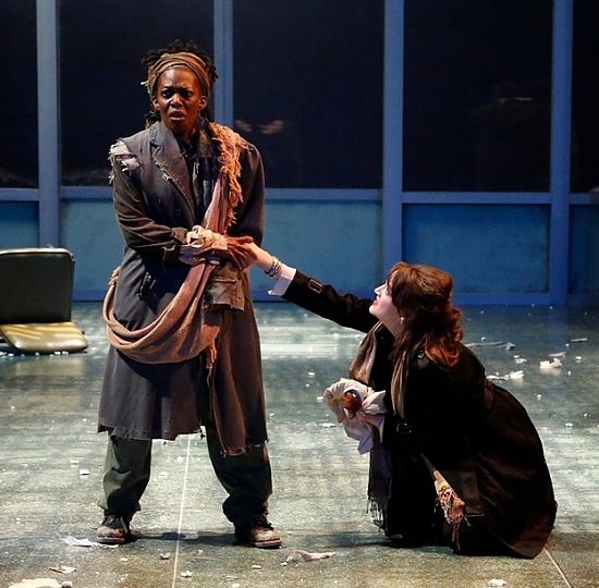 Nadine Mozon, Alex Zeto (image: Texas State University Theatre)