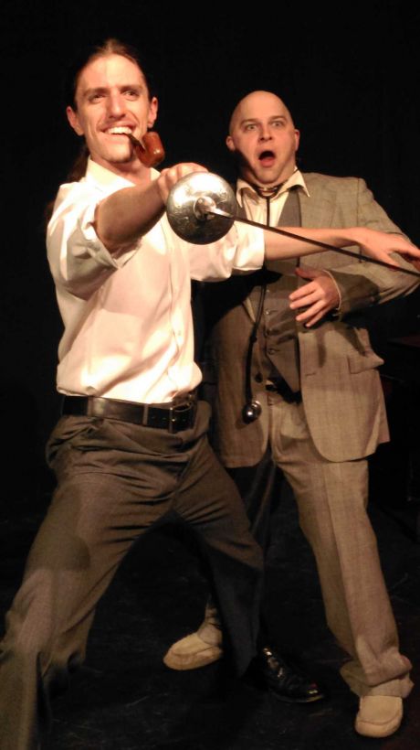 Joseph Travis Urick, Benjamin Scharff (photo: Erin Polewski via Express-News)