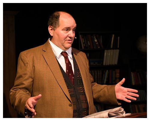 José Shenkner as C.S. Lewis (image: Rod Machen)