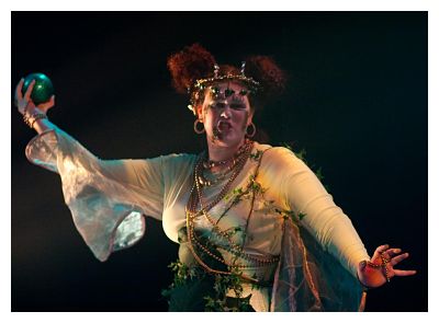 Elizabeth Rast as Mala the Princess of the Ovo, later Queen (photo: Kimberley Mead)