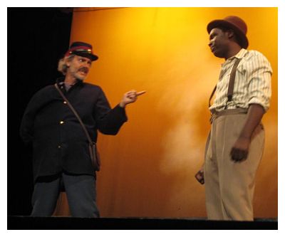 David Yeakle as Snorkley, Joshua Mayes as Bermudas (ALT photo)