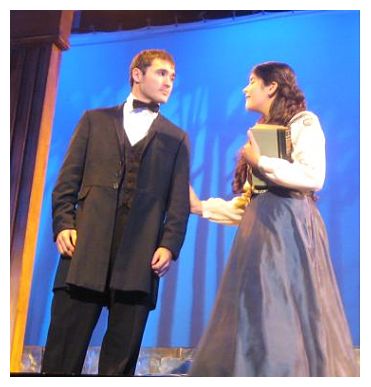 Enoch Tamez as Ray, Anna McConnell as Laura (ALT photo)
