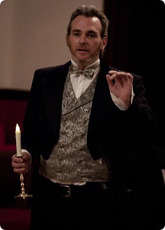 Connor Hopkins as Hieronymus the butler (image: Kimberley Mead)