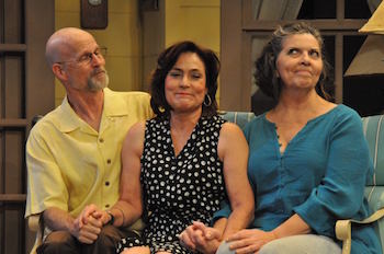 David Bisett, Mary Jane Windle, Laura Haygood (photo: Wimberley Players)