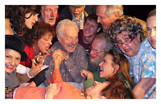 Ken Johnson and cast (uncredited image via Austin Chronicle)