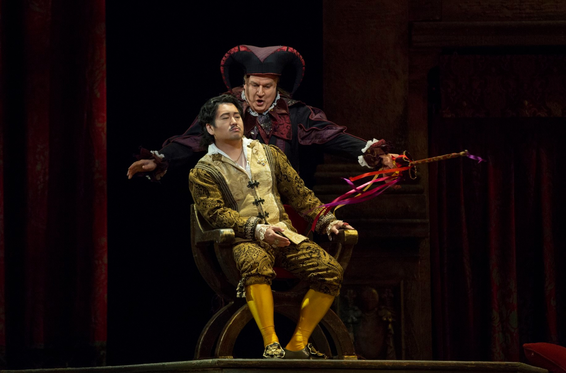 Michael Chiodi, Kang Wang (photo via Austin Opera)